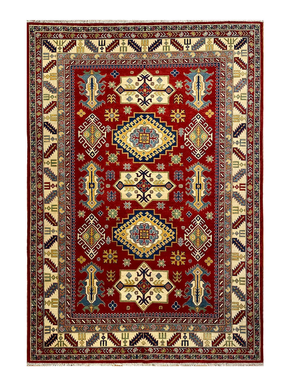 Kazak 6' 9" x 9' 8" Handmade Area Rug