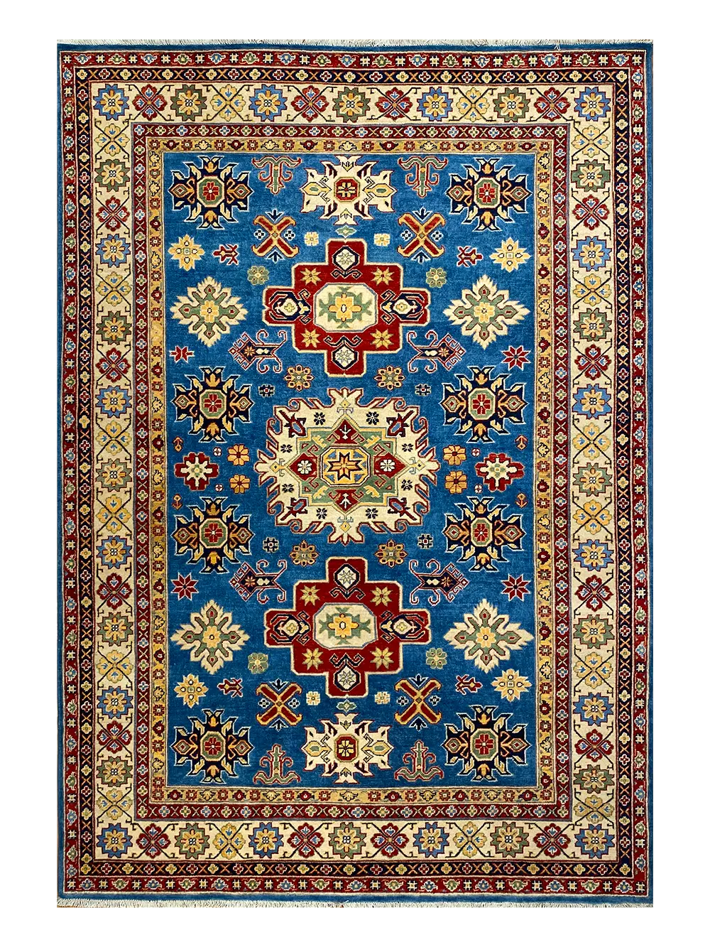 Kazak 6' 6" x 9' 5" Handmade Area Rug