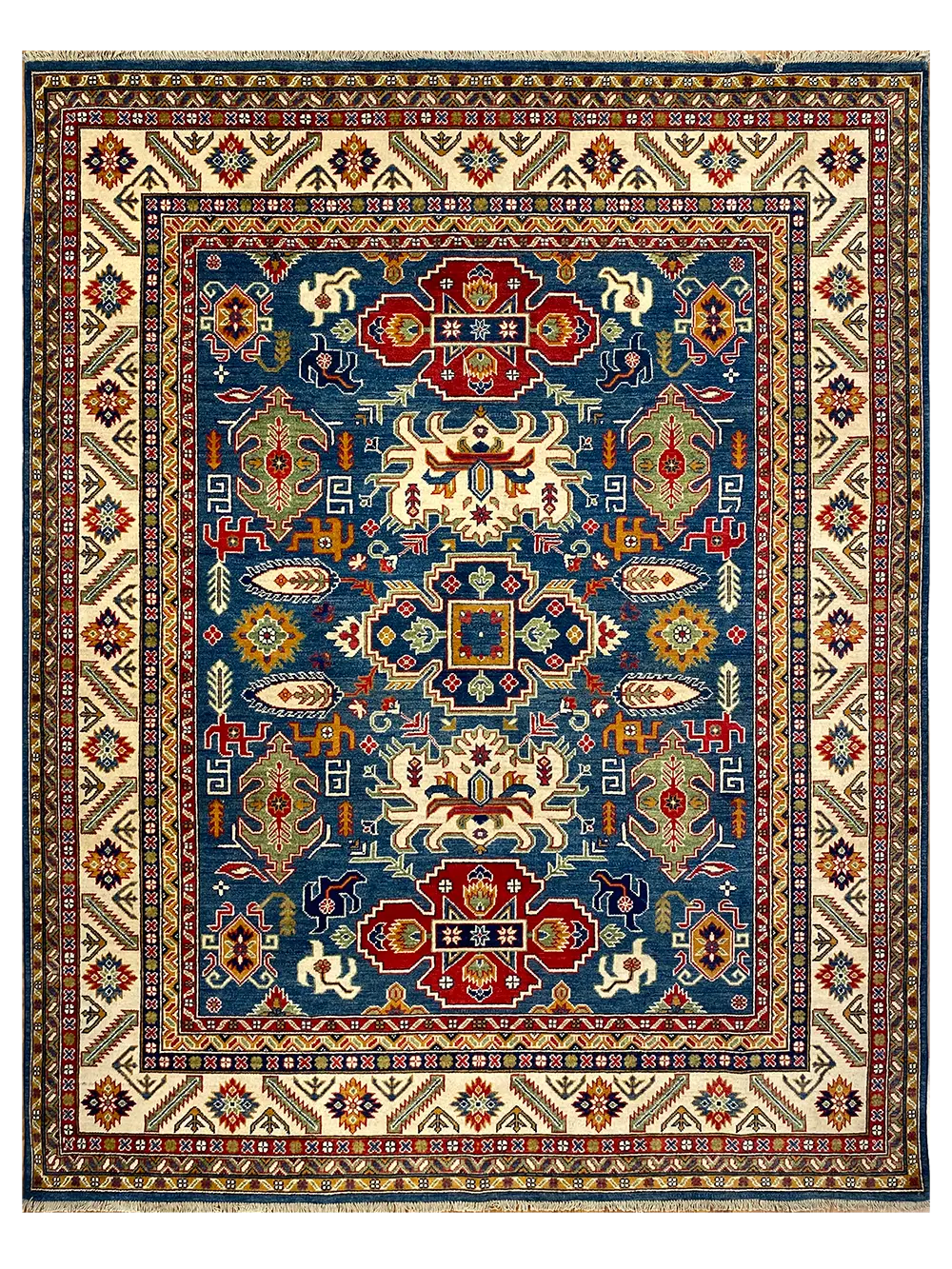 Kazak 7' 10" x 9' 10" Handmade Area Rug