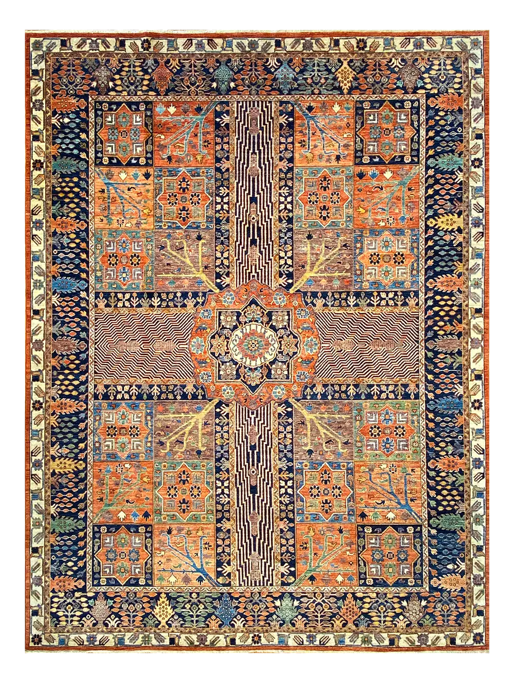 Hajijalili Tabriz 9' x 12' Handmade Area Rug
