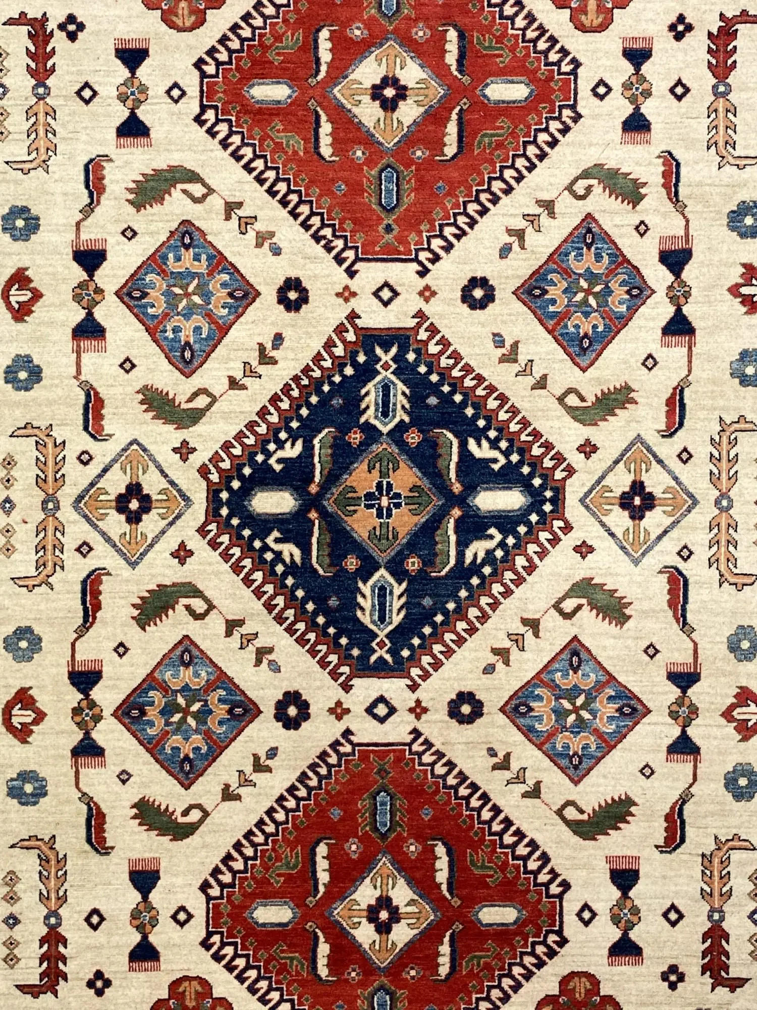 Kazak 8' 10" x 12' 1" Handmade Area Rug