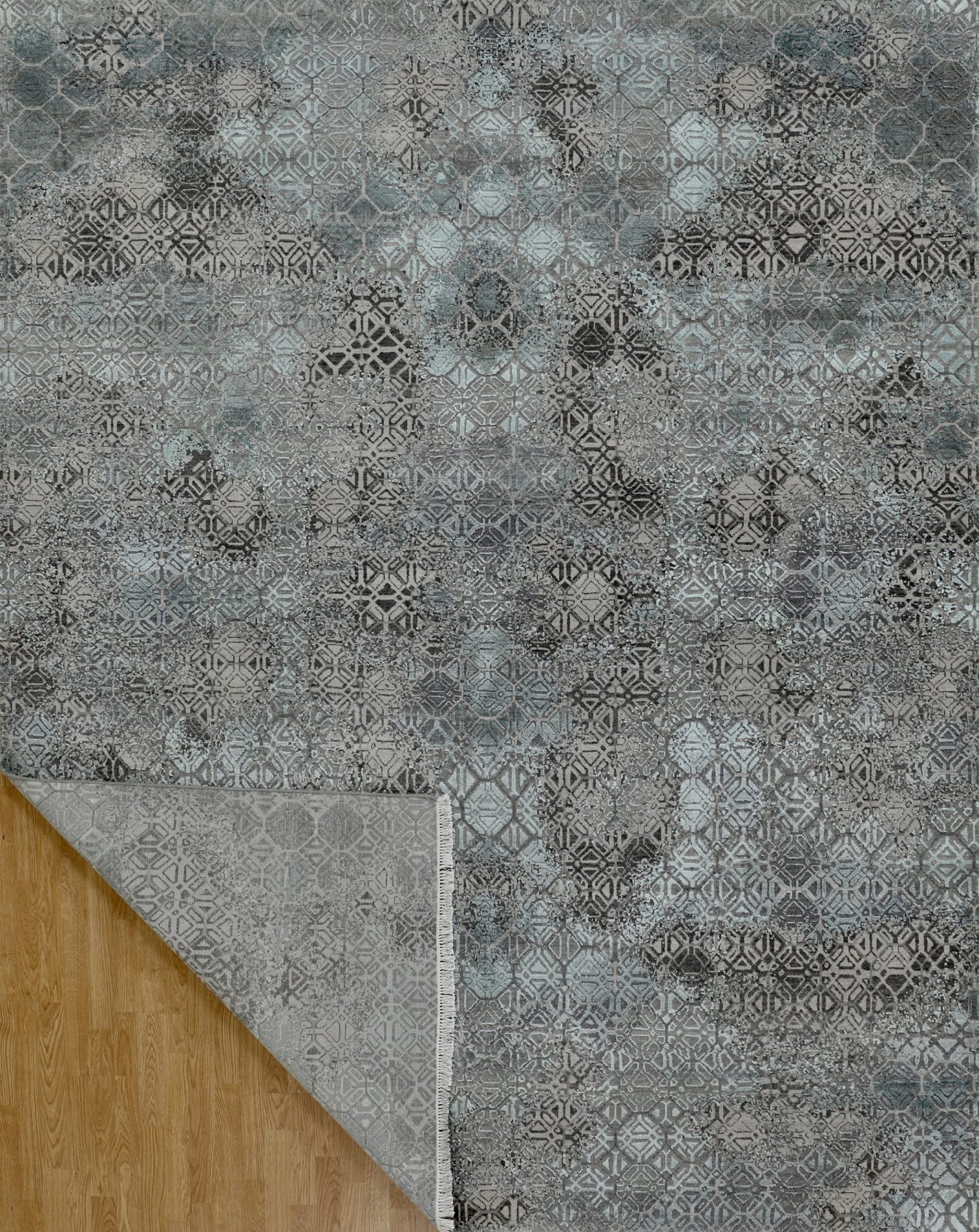 Modern 8' 2" x 10' 2" Handmade Area rug