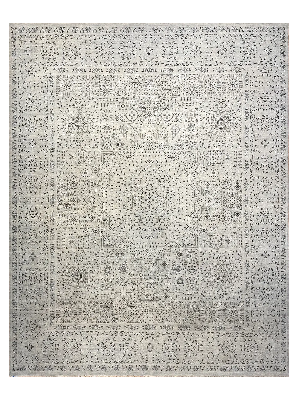 Modern Mamluk 8' x 9' 11" Handmade Area rug