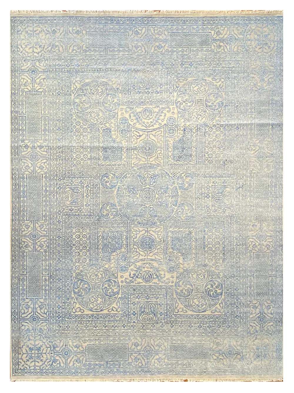 Modern Mamluk 9' 2" x 12' 4" Handmade Area rug