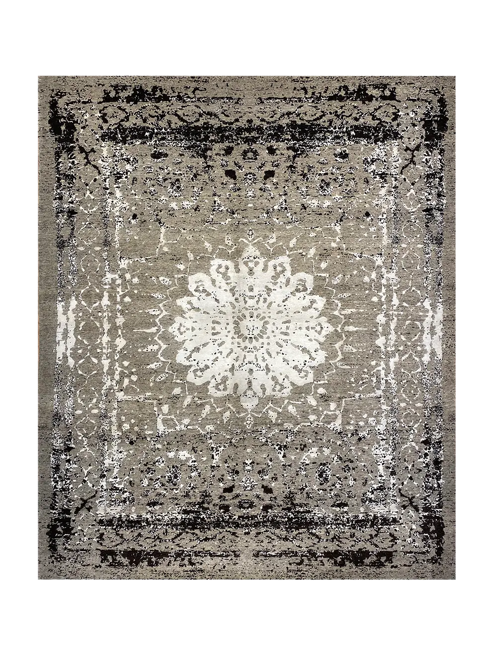 Modern Mamluk 8' x 10' Handmade Area rug