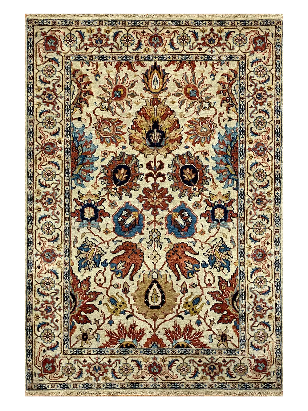 Polonia 4' x 5' 10" Handmade Area rug