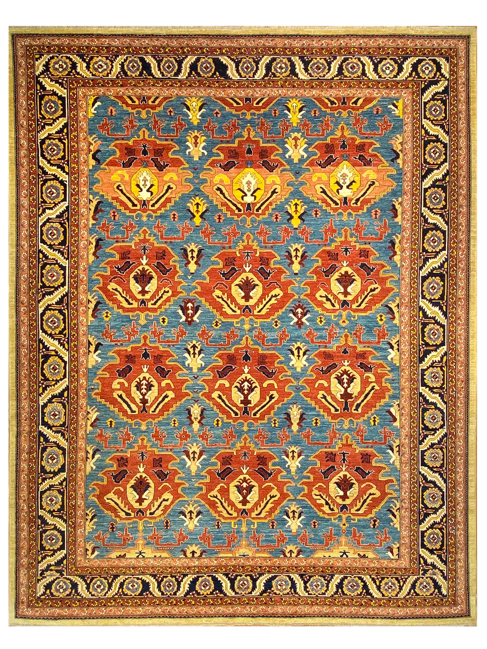 Petag Tabriz 11' 4" x 14' 3" Handmade Area Rug