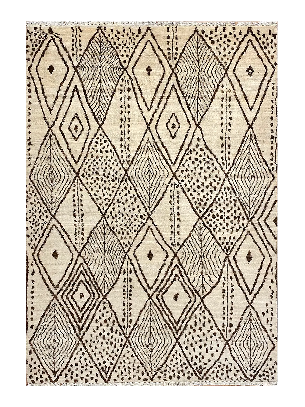 Moroccan 4' 3" x 6' Handmade Area Rug