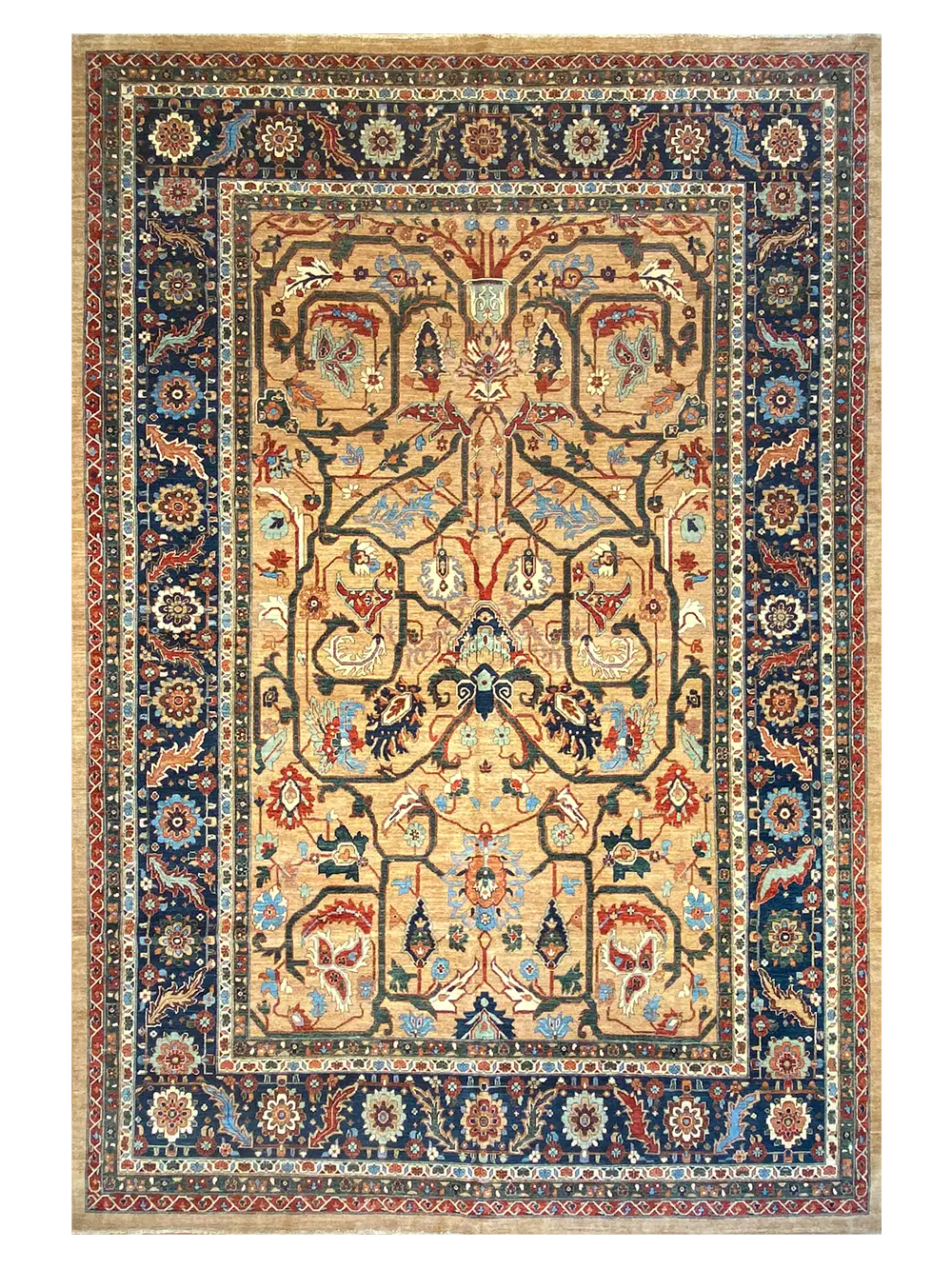 Ghashghaei 10' 1" x 14' 6" Handmade Area Rug
