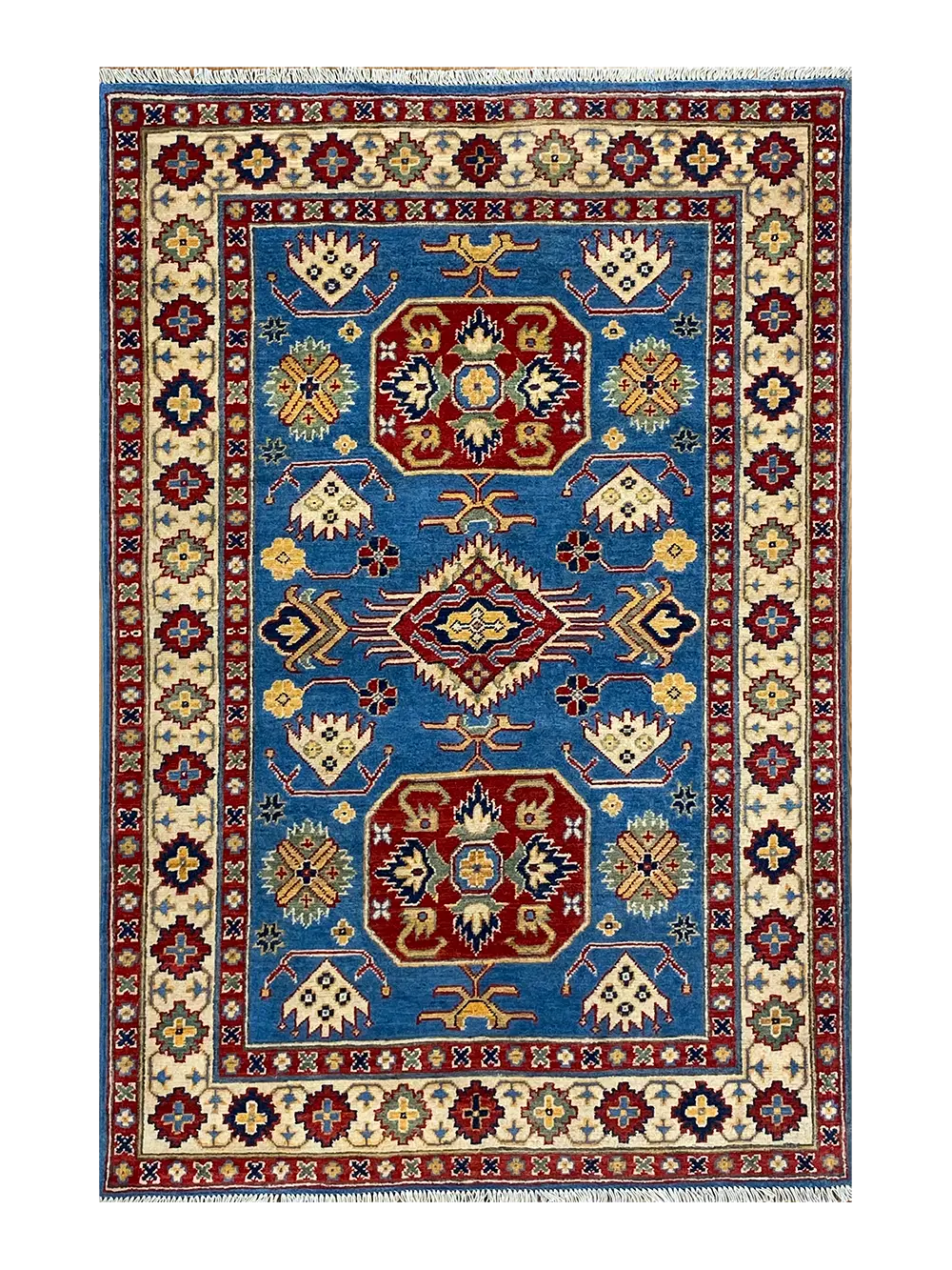 Kazak 4' x 5' 10" Handmade Area Rug
