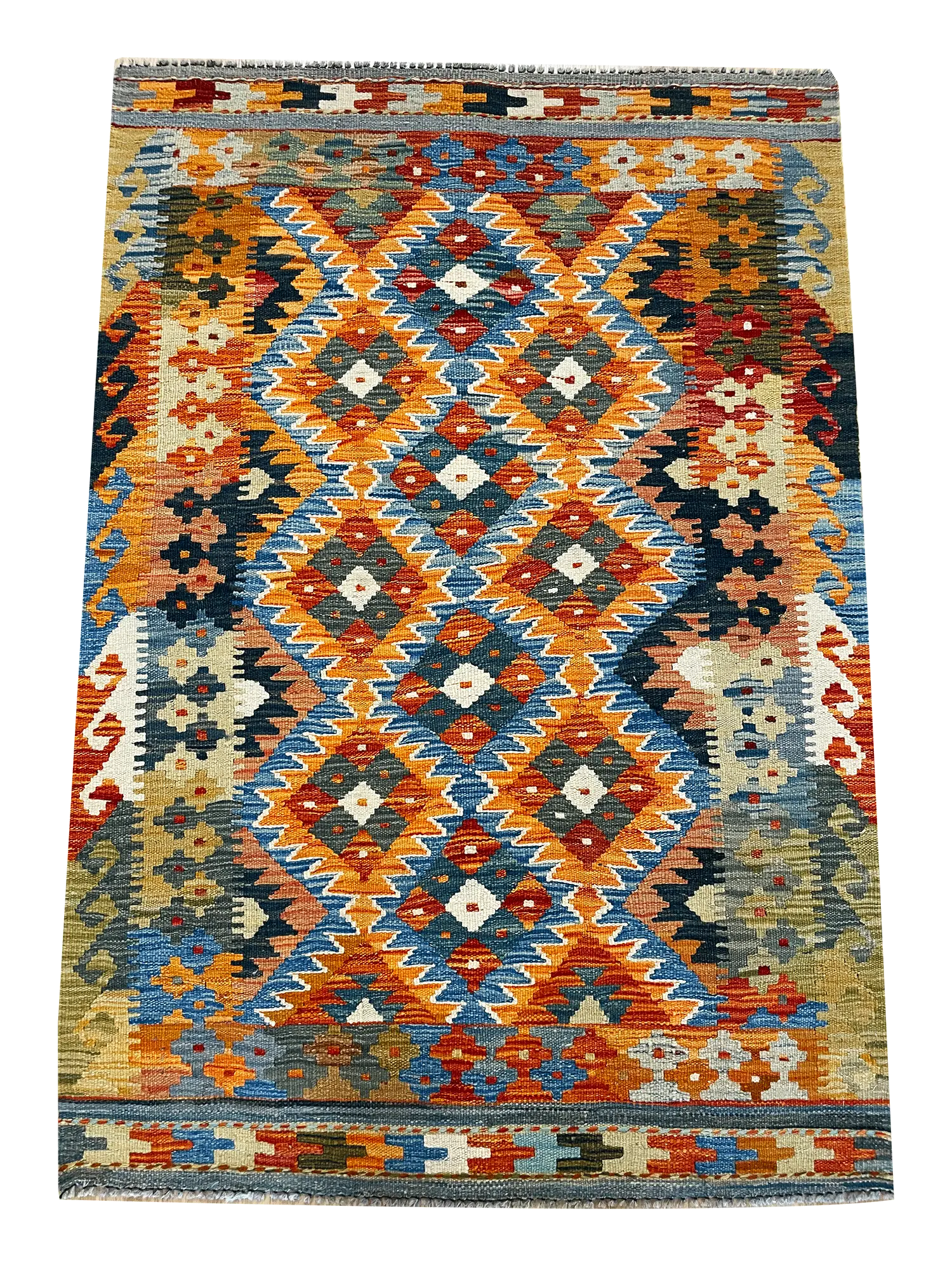 colorful kilim wool rug