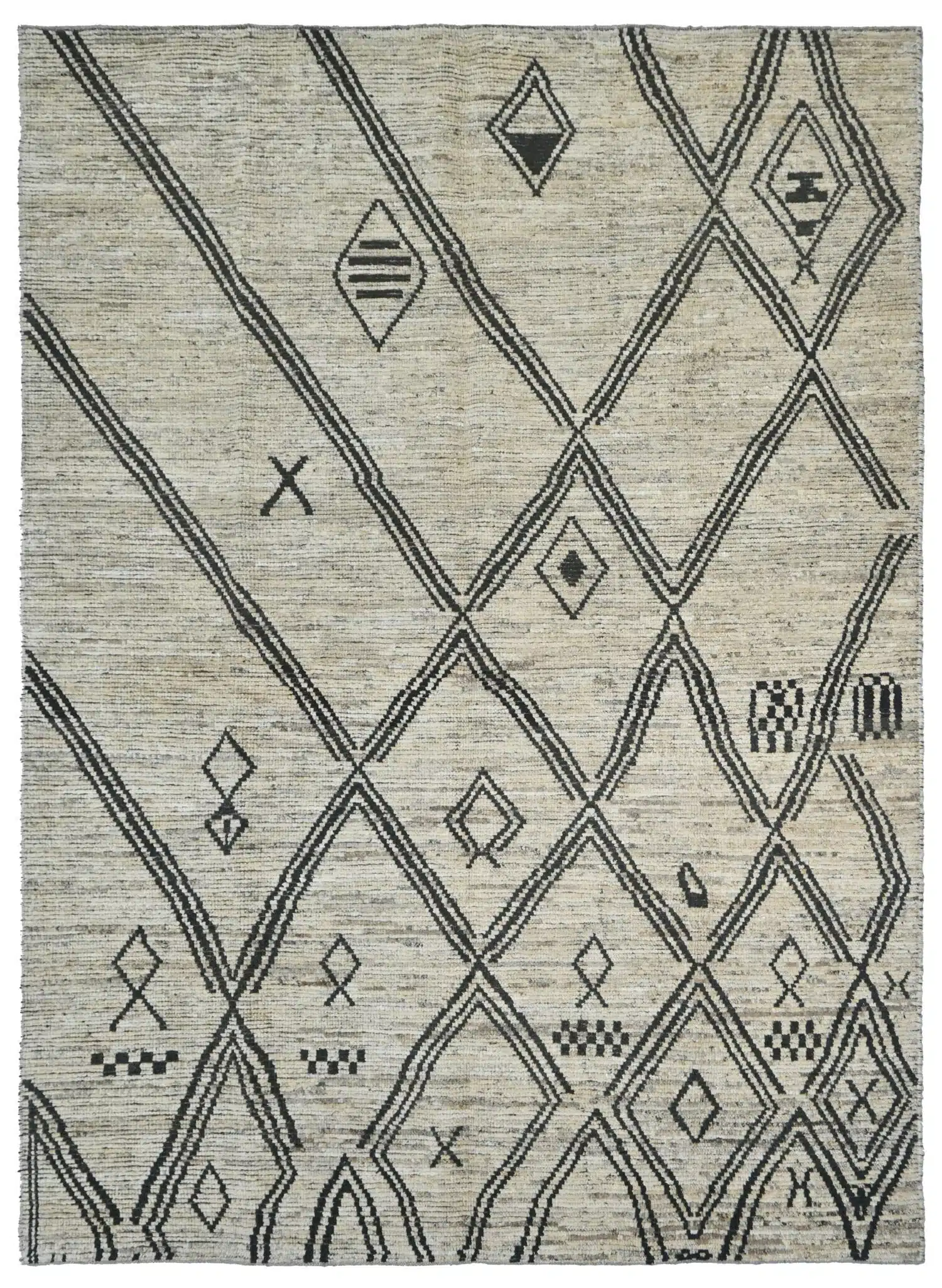 Moroccan 6' 3" x 8' 10" Handmade Area Rug