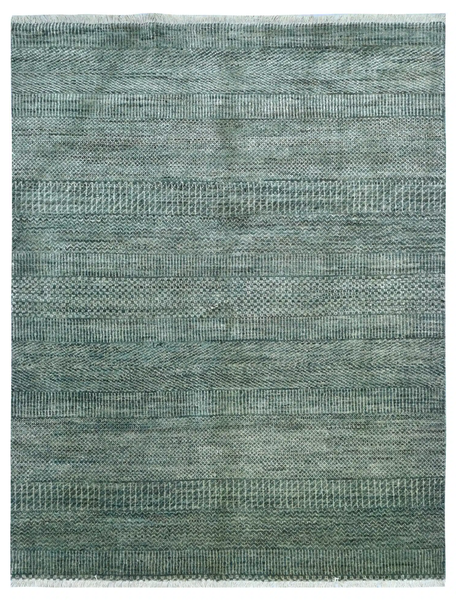 Grass 5' 1" x 6' 6" Handmade Area rug