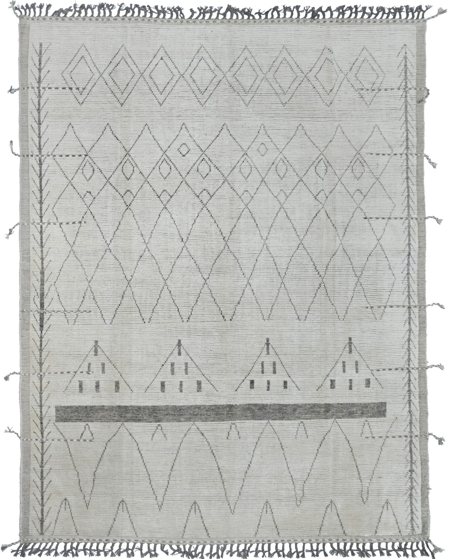 Moroccan 7' 10" x 10' 5" Handmade Area Rug