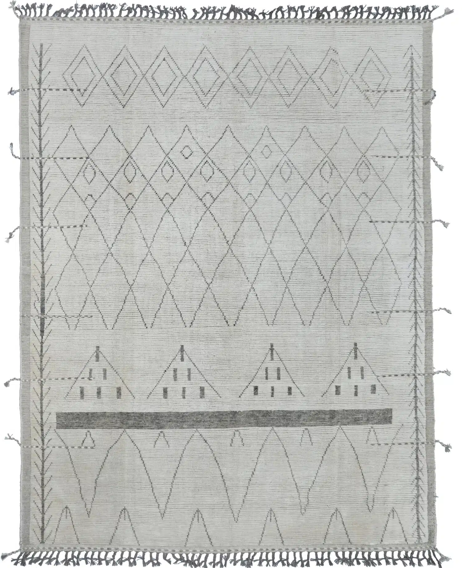 Moroccan 7' 10" x 10' 5" Handmade Area Rug