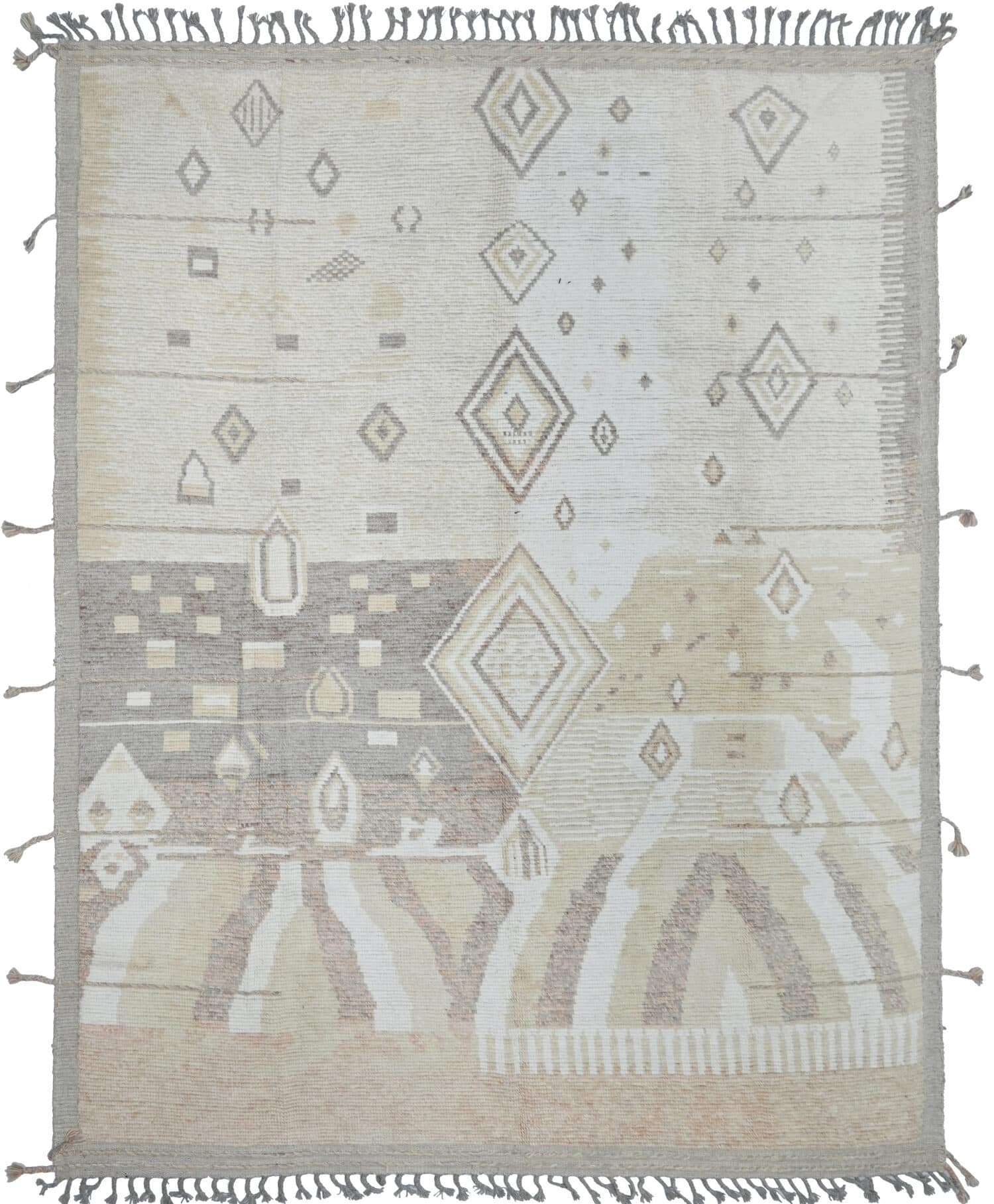 Moroccan 8' x 10' 4" Handmade Area Rug