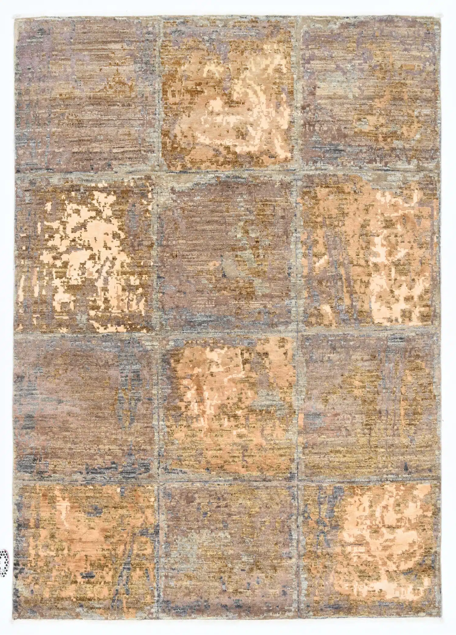 Modern 4' 1" x 5' 10" Handmade Area rug